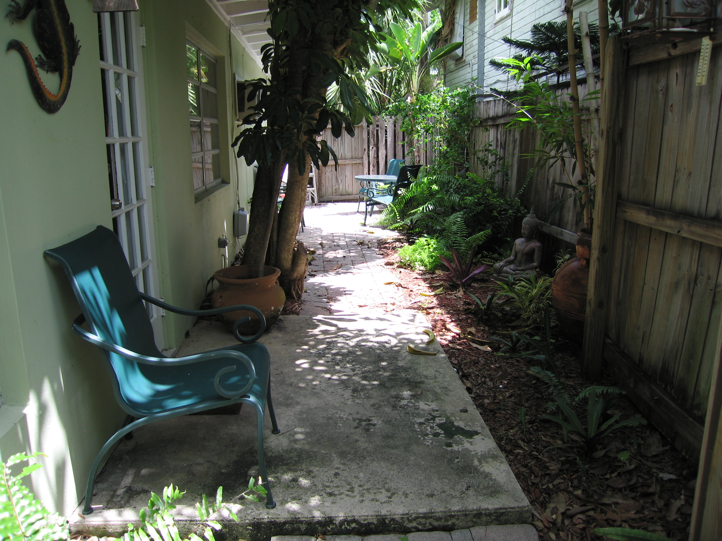 Rear Patio - One Bedroom